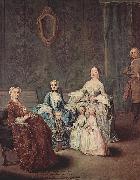 Pietro Longhi Portrait of the family Sagredo oil painting on canvas